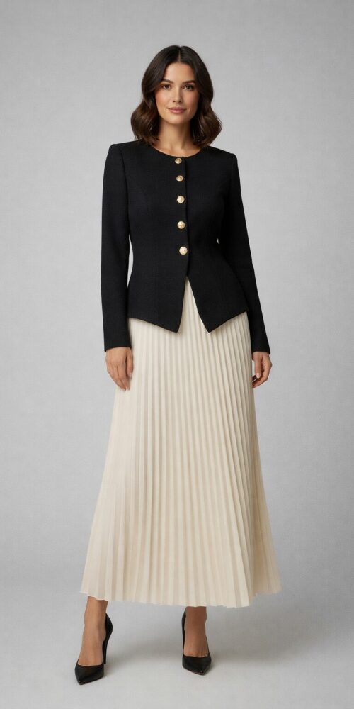 White Kasrat Skirt - Image 3