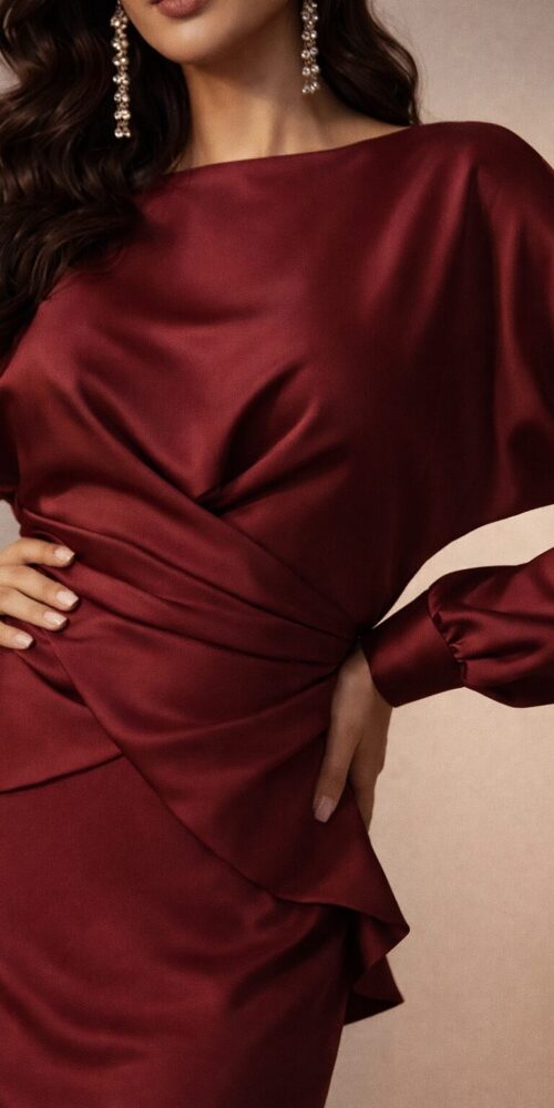 Ruby Whisper Satin Set - Image 2