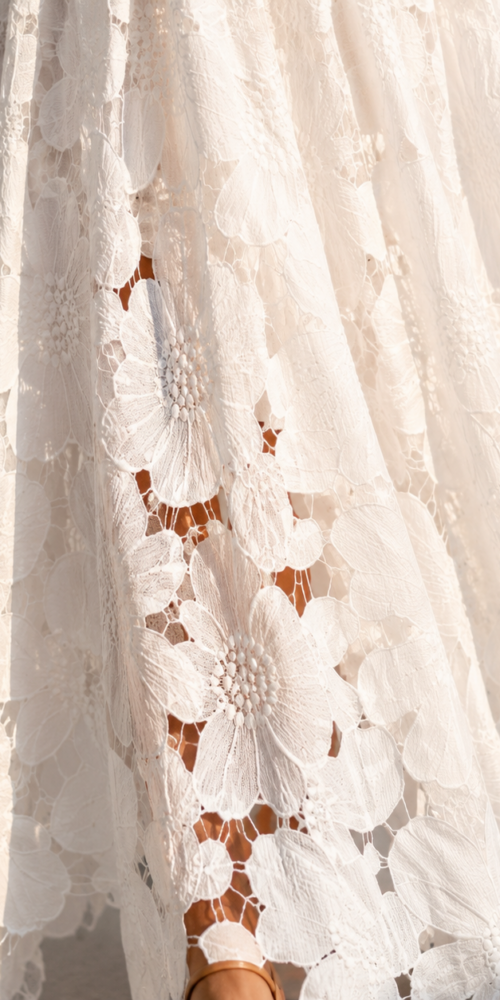 White Bloom Lace Set - Image 2